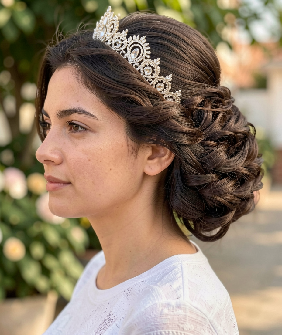 Updo Princesa Trançada