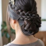Quinceanera Hairstyles Braided With A Crown 07