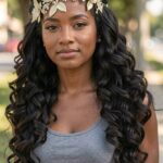 Quinceanera Hairstyles Fierce Flower Headpiece 26