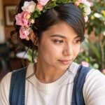 Quinceanera Hairstyles Flower Crown Chic 11