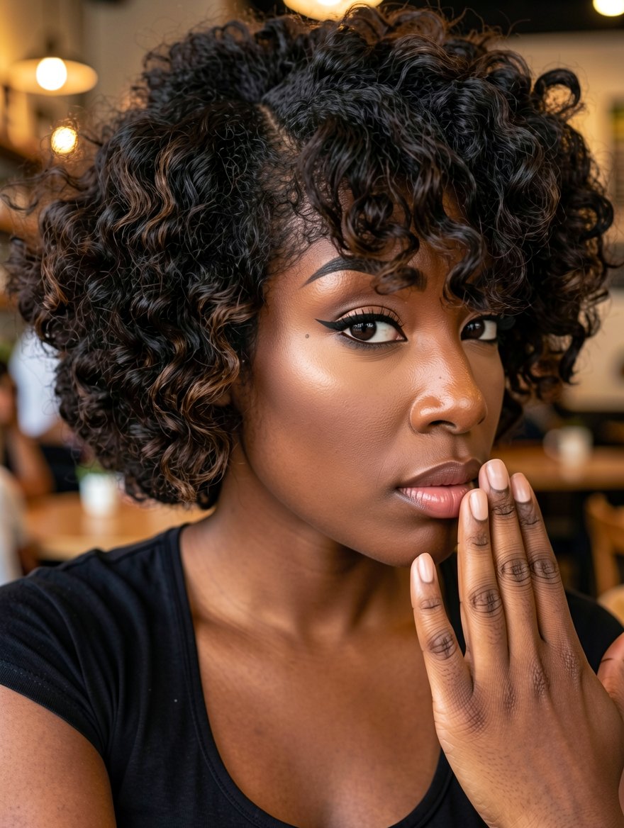 Simple Bantu Knot Out
