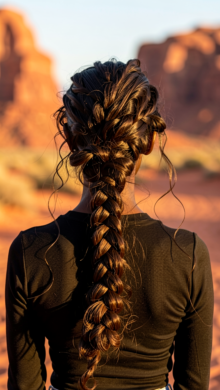 Tresse Française Inspirée d&rsquo;une Armure