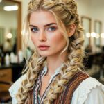 Viking Braids Twin Dutch Braids Warrior Mode 03