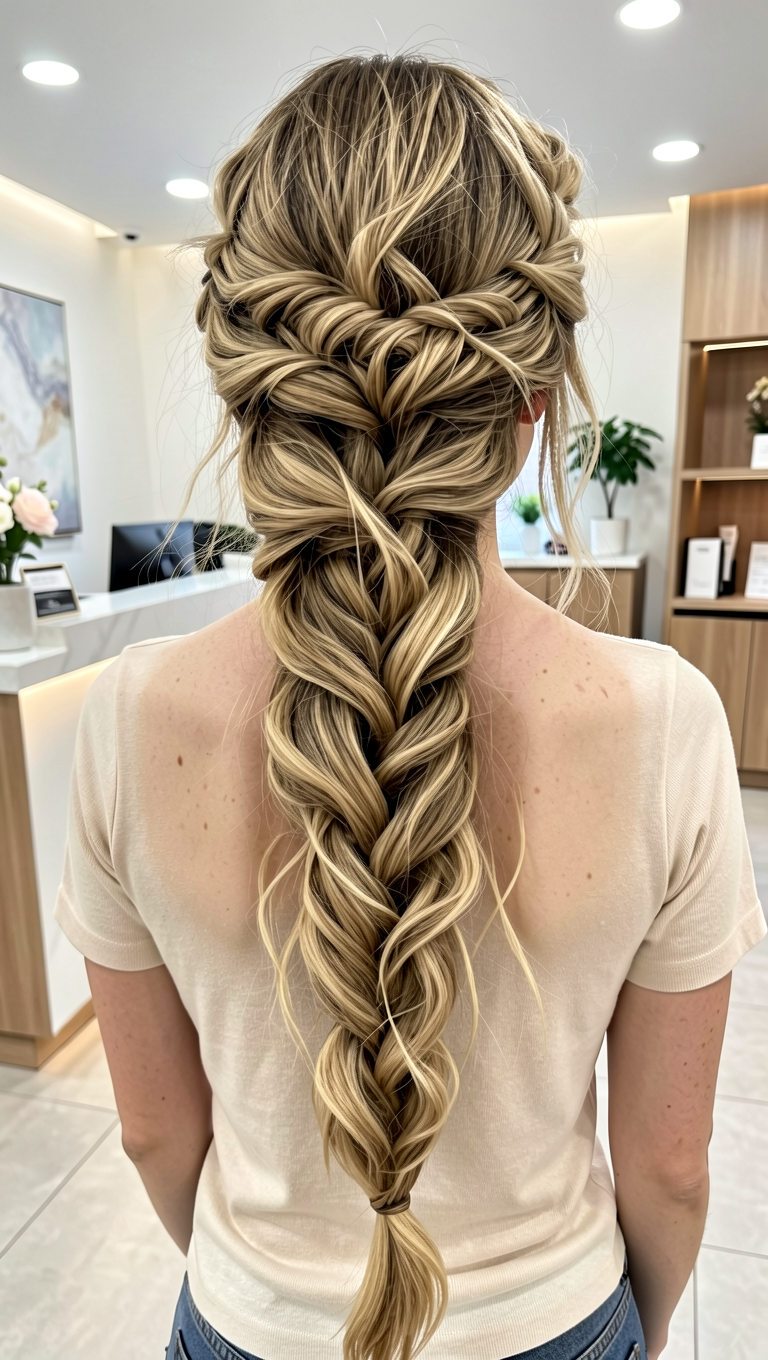 Tresse Épi de Guerrière