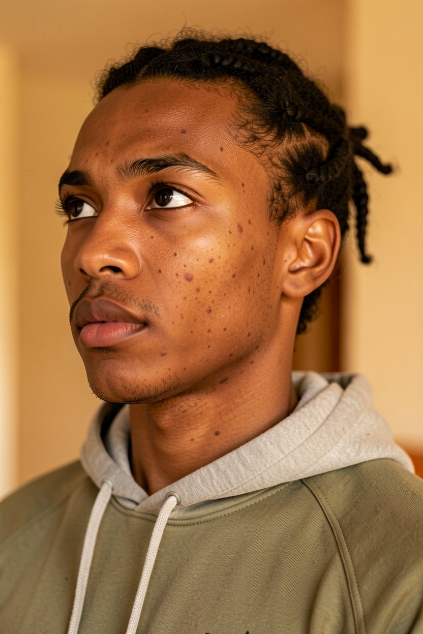 Tresses Lâches Tirées en Arrière