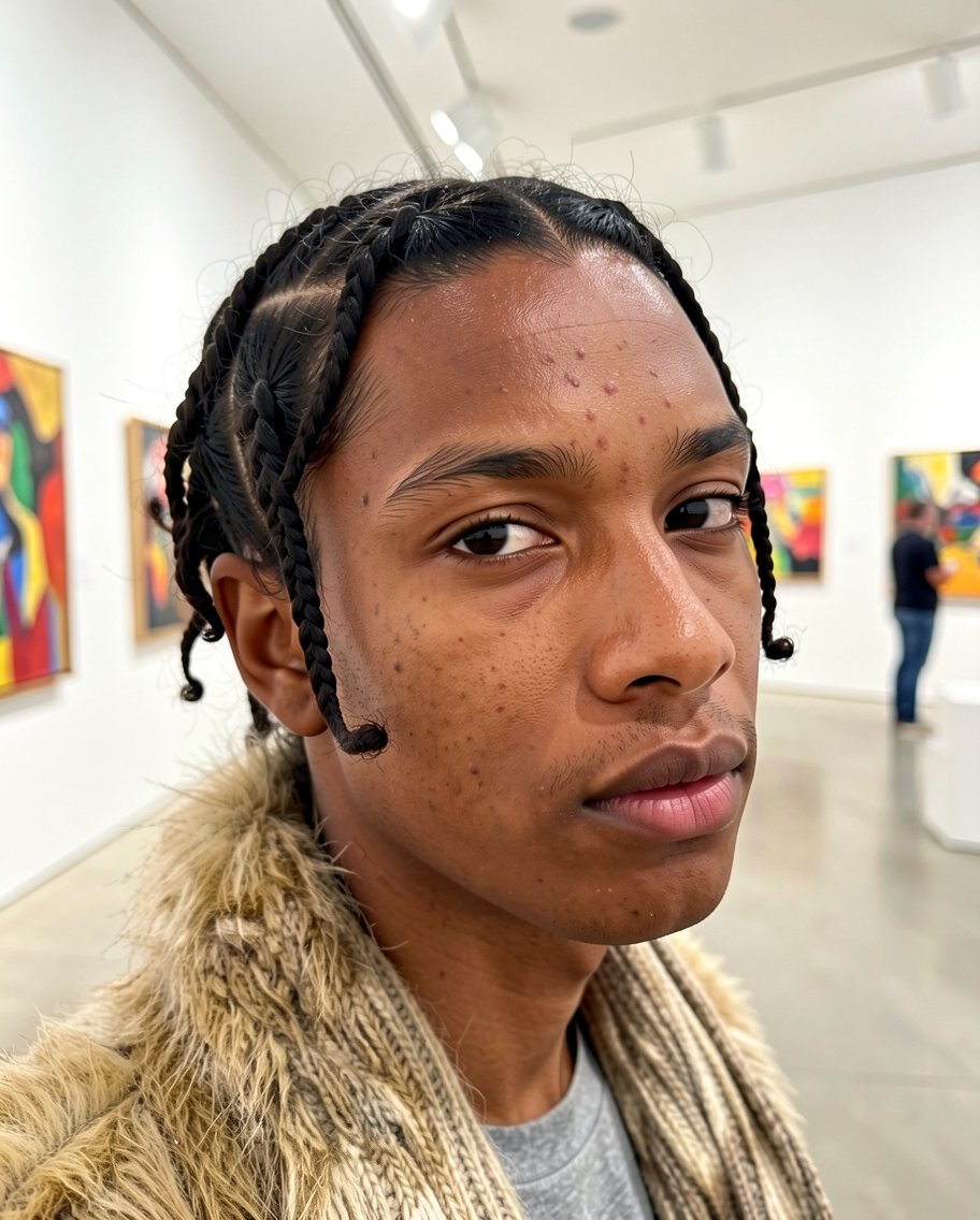 Tresses à Moitié Tirées en Arrière