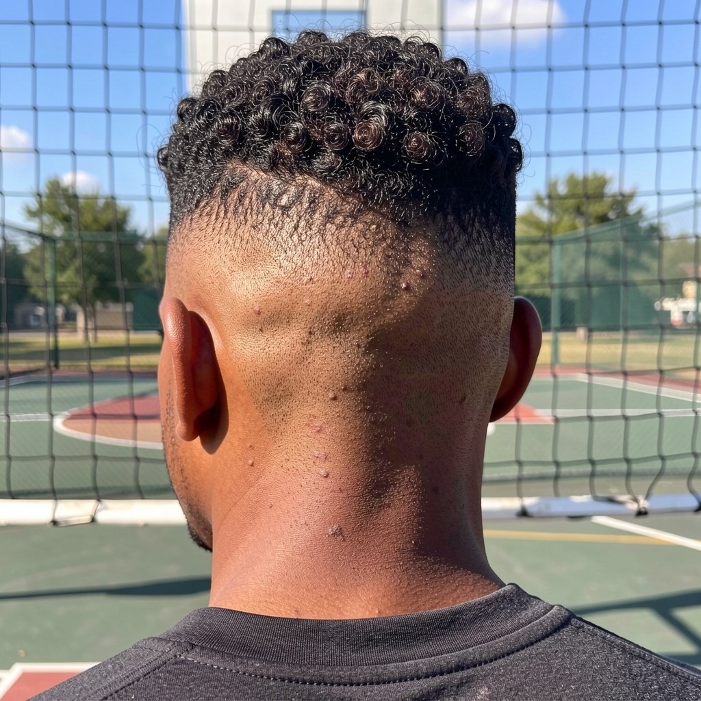 Textured Faux Hawk Fade