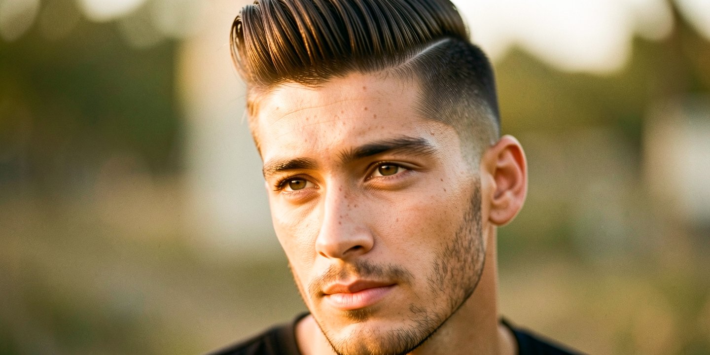 Swept Back Faux Hawk