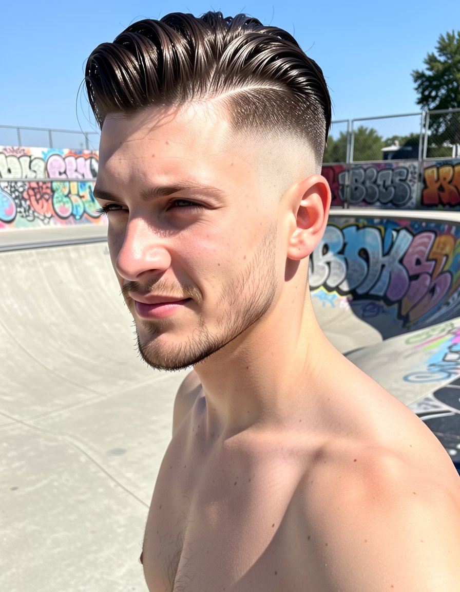 Faux Hawk Peinado Hacia Atrás