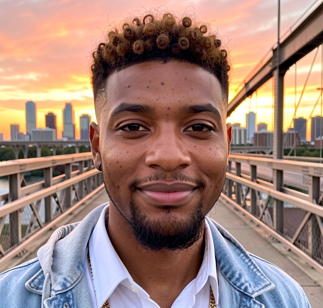 Long Curls Faux Hawk