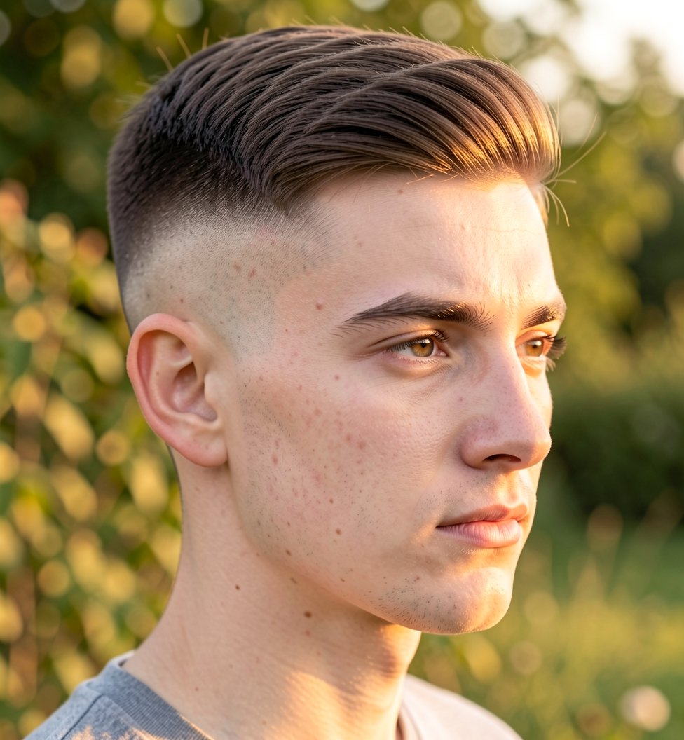 Spiky Faux Hawk Fade