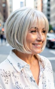 hairstyles-for-older-women-wit-bob-with-light-brow-skimming-bangs-10