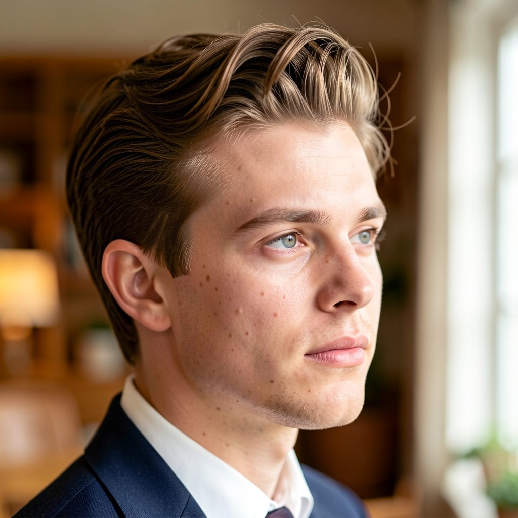 Robert Pattinson Quiff