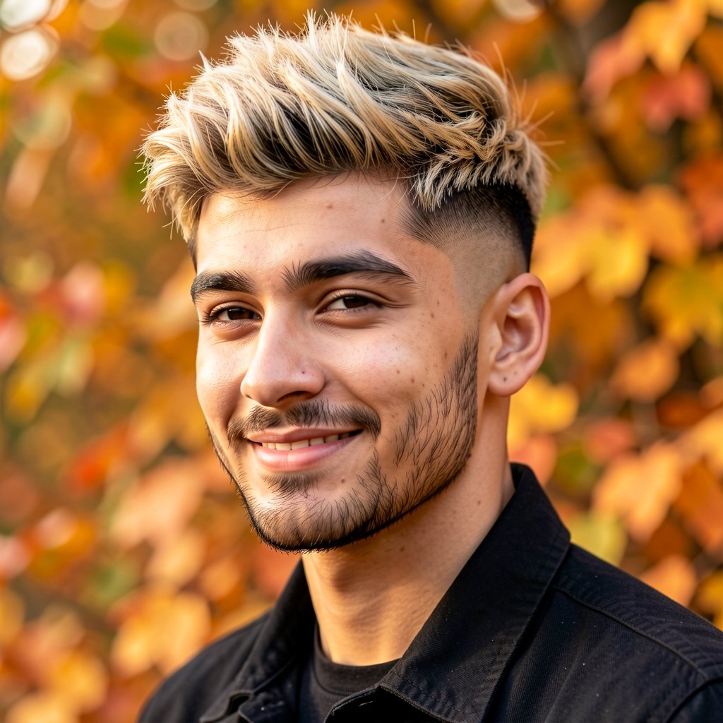 Color Contrast Quiff