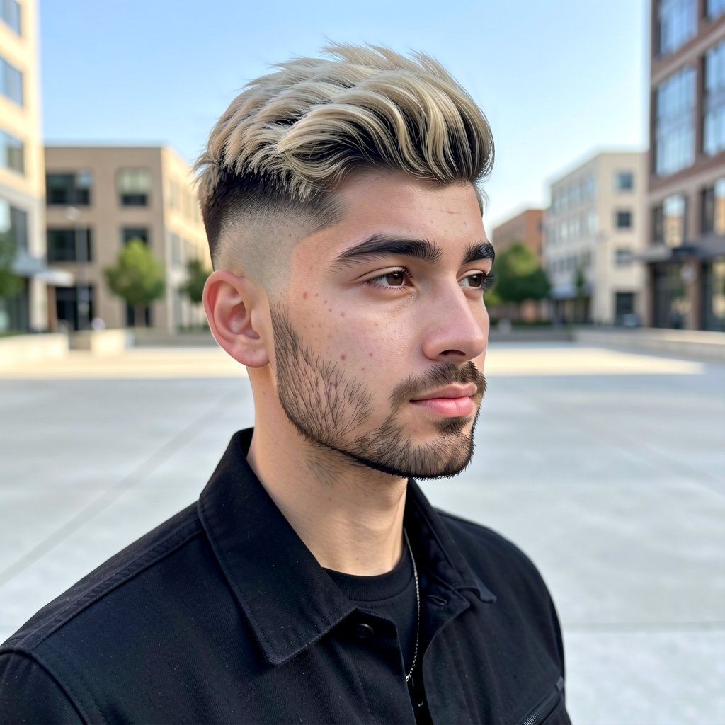 Color Contrast Quiff