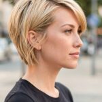 Short Layered Haircuts Short Angled Bob 06 2