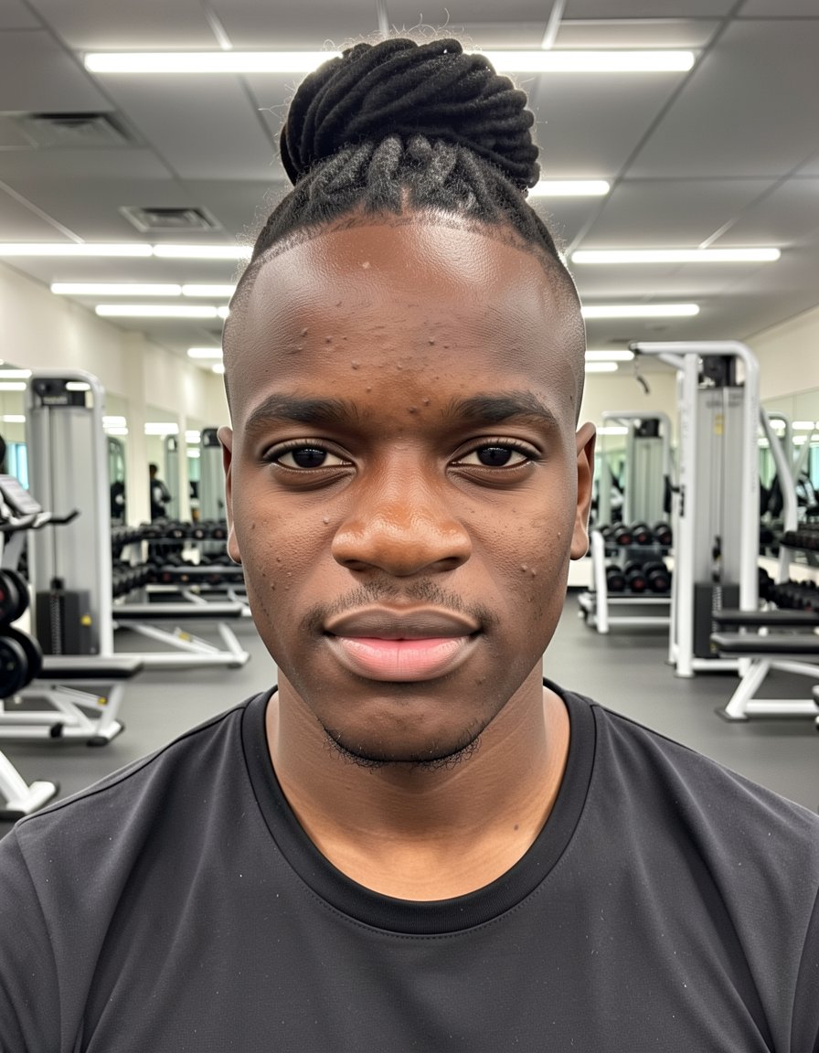 Long Dreadlock undercut