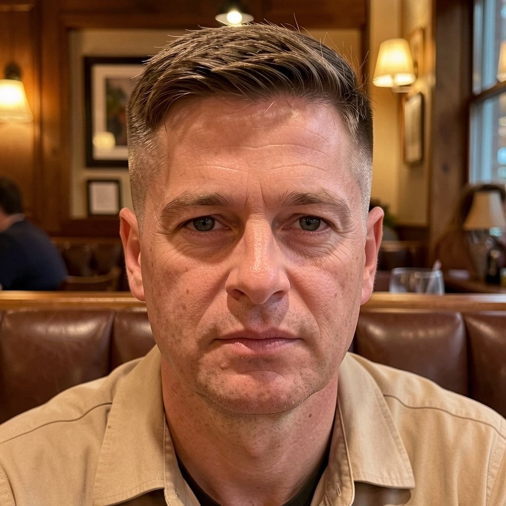 Wavy Caesar Undercut