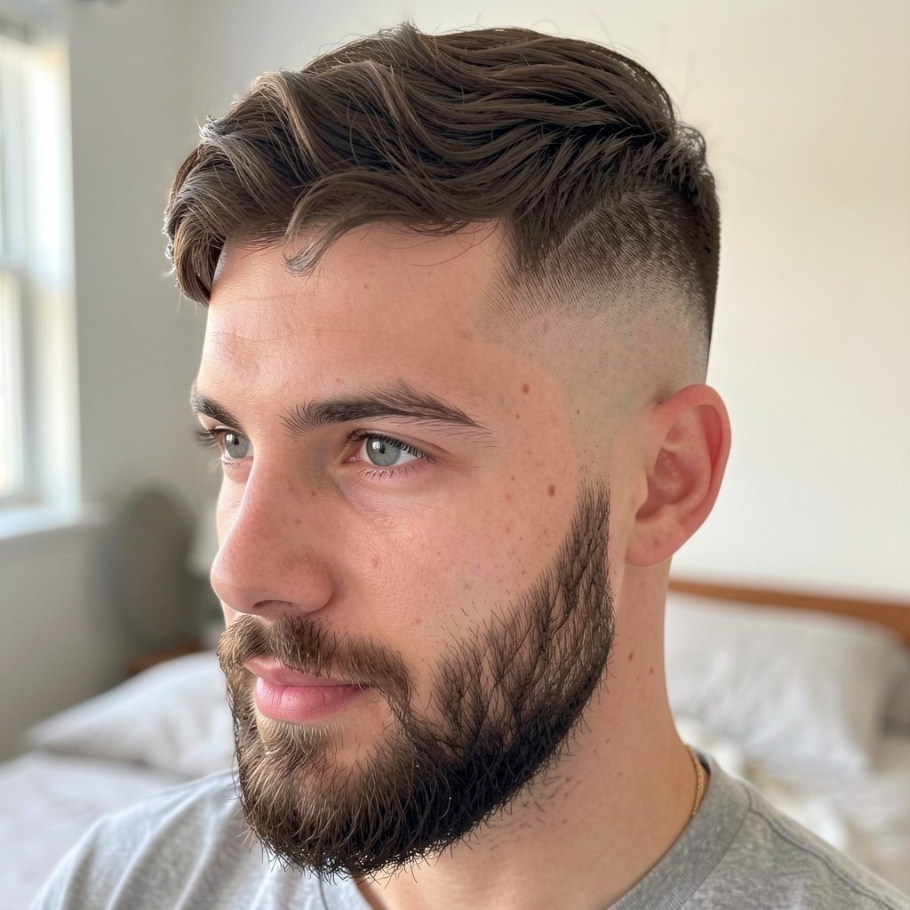 Subtle Pompadour Undercut