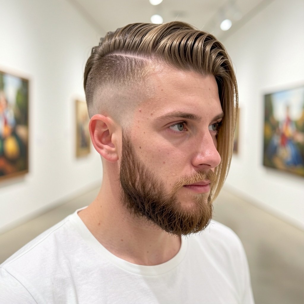 Color Contrast Dreadlock Undercut