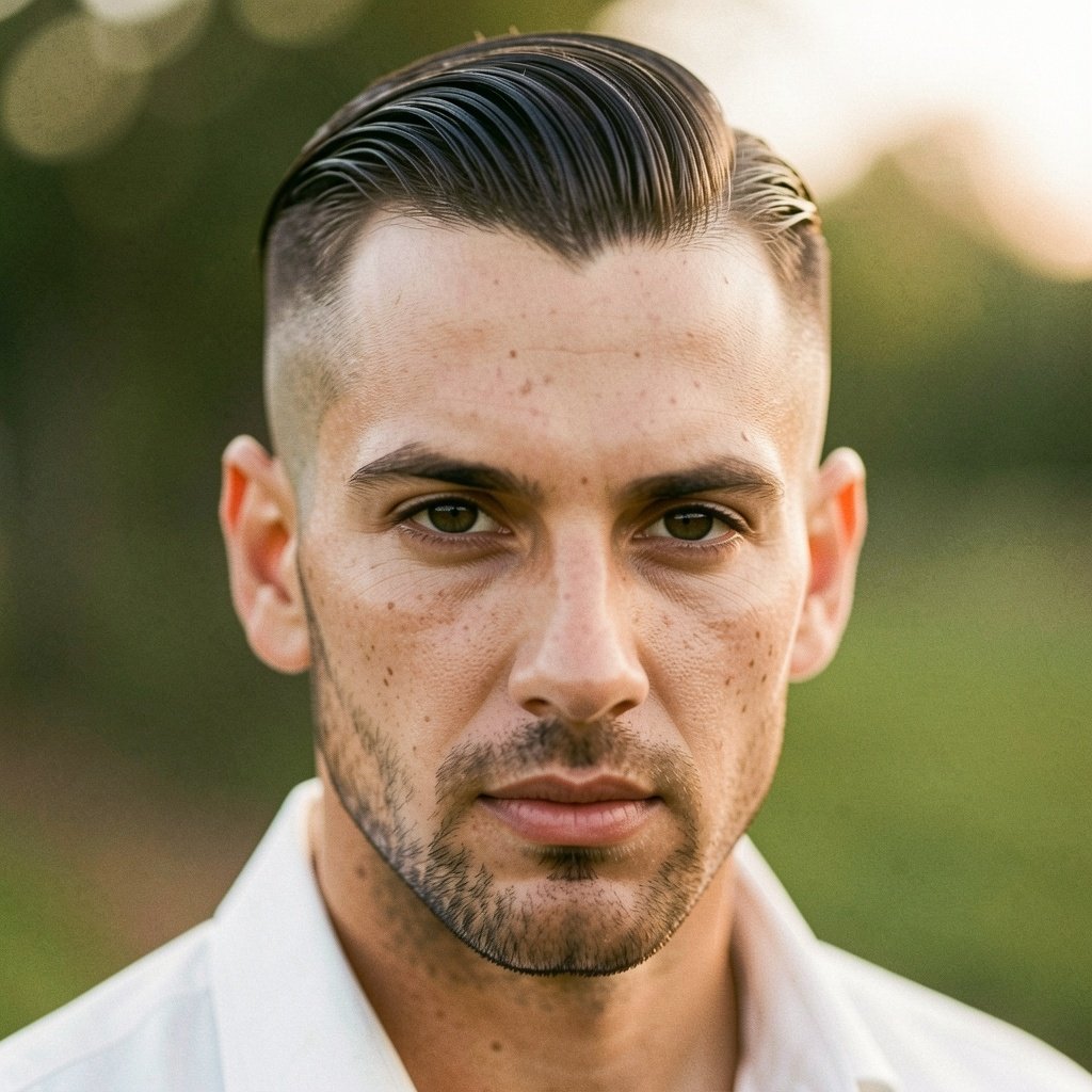 Side Part With Front Roll