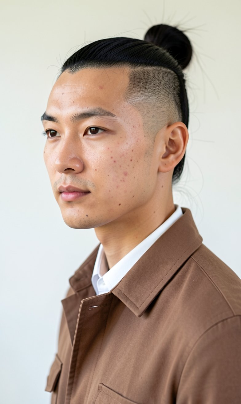 cheveux longs undercut