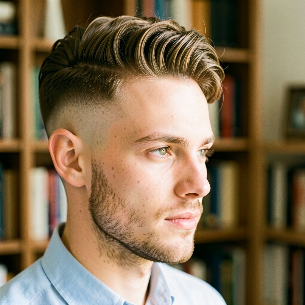 Side Swept boucles With undercut Design