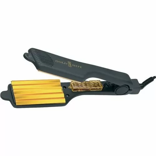 Gold N' Hot Gold Tone Crimping Iron