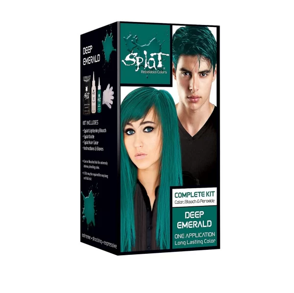 splat deep emerald hair dye