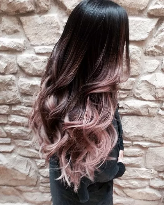 Peachy Pink Ombre