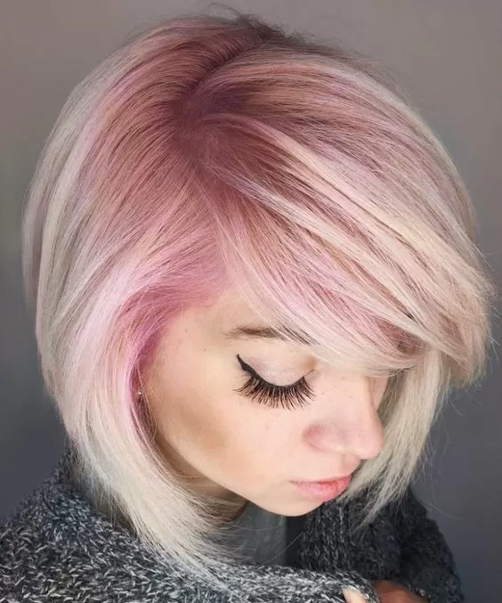 Pink to Blonde Ombre